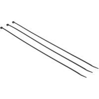 Steel Barb Cable Tie, 15" Long, 50 lbs. Tensile Strength, Black XJ267 | Industrial Sales