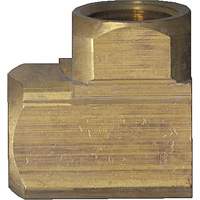 Extruded 90° Elbow Pipe Fitting, FPT, Brass, 1/8" YA811 | Industrial Sales