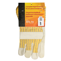 Fitters Patch Palm Gloves, Large, Grain Cowhide Palm, Cotton Inner Lining YC386R | Industrial Sales