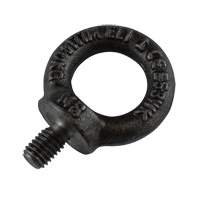 Eye Bolt, 1/8" Dia., 1/2" L, Uncoated Natural Finish, 300 lbs. (0.15 tons) Capacity YC619 | Industrial Sales