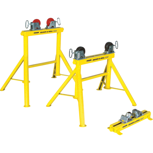 Adjust-A-Rolls&reg; Stand, 1000 lbs. Load Capacity, 36" Pipe Capacity Industrial Sales