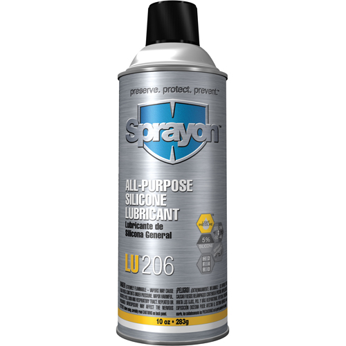 LU206 All-Purpose Silicone Lubricant, Aerosol Can Industrial Sales