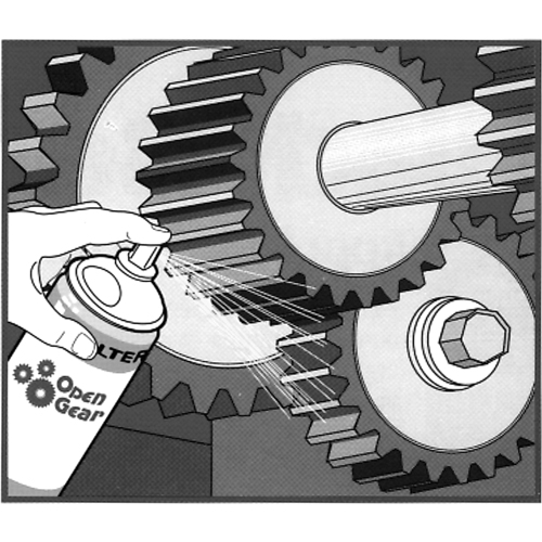 Lubrifiant OPEN GEAR, Canette a&eacute;rosol Industrial Sales
