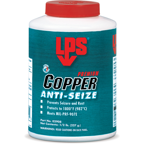 Antigrippant au cuivre, 1 lb, Bouteille, 1800°F (982°C) Temp&eacute;rature max. Industrial Sales