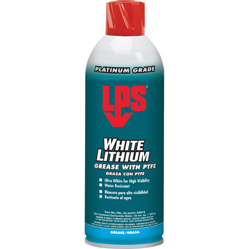 White Lithium Grease With PTFE, Aerosol Can Industrial Sales