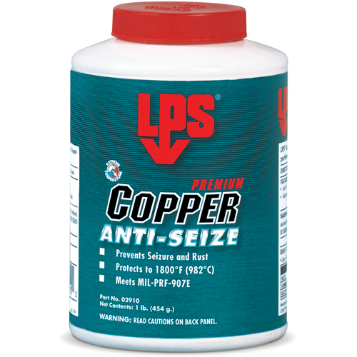 Antigrippant au cuivre, 1/2 lb, Bouteille, 1800°F (982°C) Temp&eacute;rature max. Industrial Sales