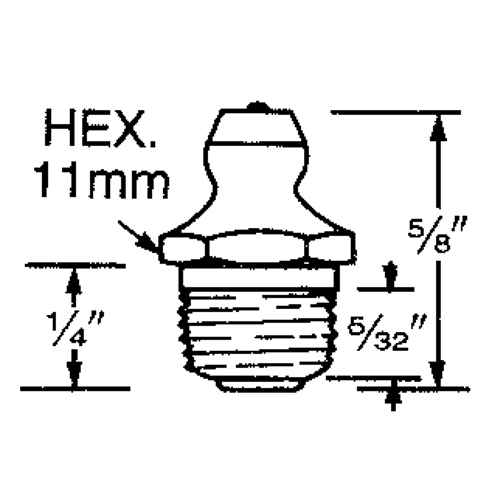 Fitting, 10 mm Thread Industrial Sales
