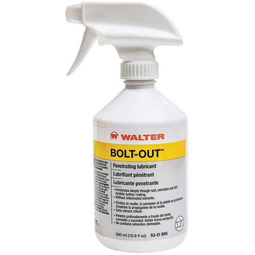Huile p&eacute;n&eacute;trante Bolt-Out, Bouteille &agrave; g&acirc;chette, 500 ml Industrial Sales
