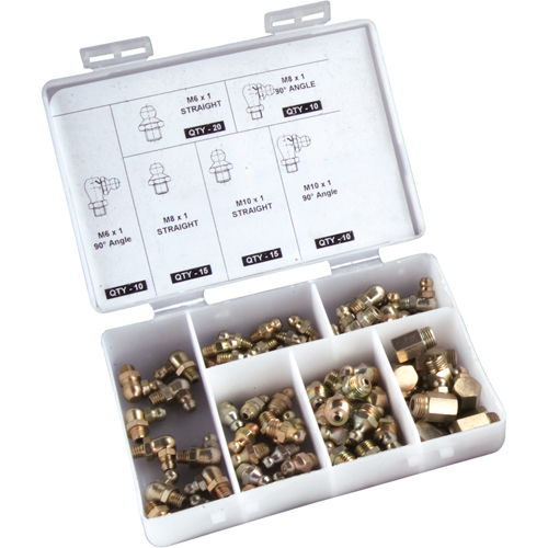 80-Piece Grease Fitting Set Industrial Sales