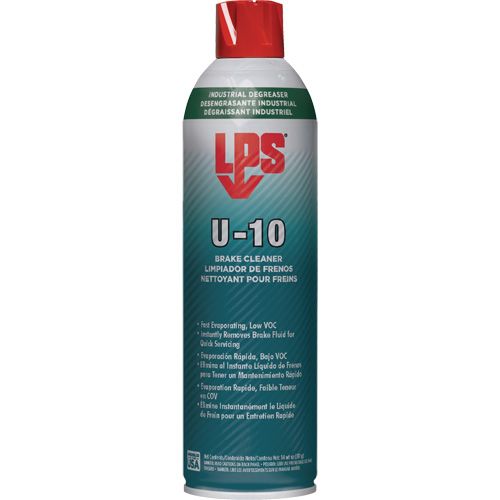 Nettoyant pour freins U-10, Canette a&eacute;rosol Industrial Sales