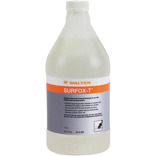 Nettoyant de soudures SURFOX-T, 1,5 L, Bouteille Industrial Sales