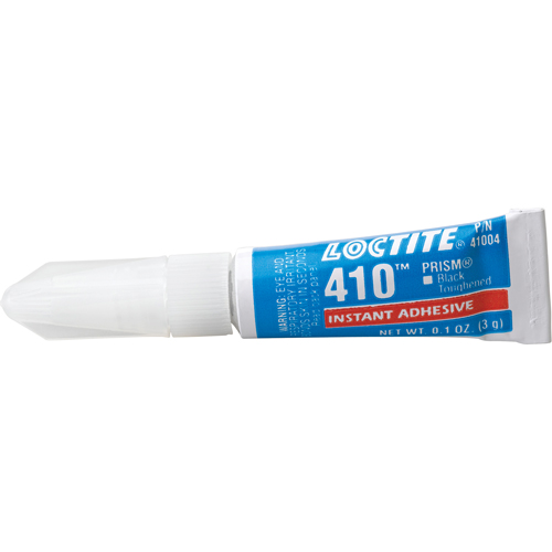 410 Instant Adhesive, Black, Tube, 3 g Industrial Sales