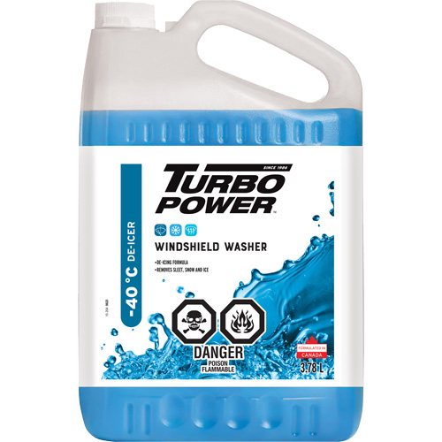 Liquide lave-glace toutes saisons Turbo Power, Cruche, 3,78 L Industrial Sales