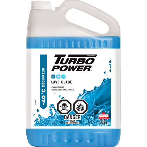 Liquide lave-glace toutes saisons Turbo Power, Cruche, 3,78 L Industrial Sales