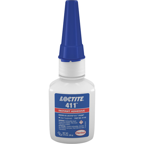 Prism 411 renforc&eacute;, Transparent, Bouteille, 20 g Industrial Sales