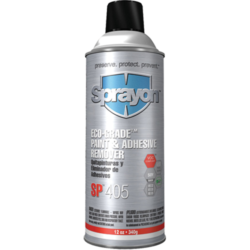 SP405 Eco-Grade Paint & Adhesive Remover, 12 oz, Aerosol Can Industrial Sales