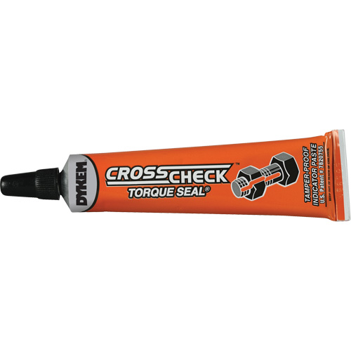 Cross Check Torque Seal&reg; Tamper-Proof Indicator Paste, 1 fl. oz., Tube, Orange Industrial Sales