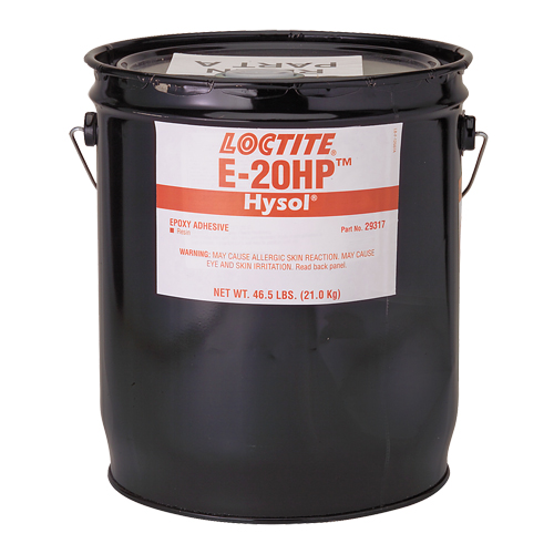Adh&eacute;sifs structuraux &agrave; s&eacute;chage rapide E-20P, 5 gal., Seau, Deux composants, Blanc Industrial Sales