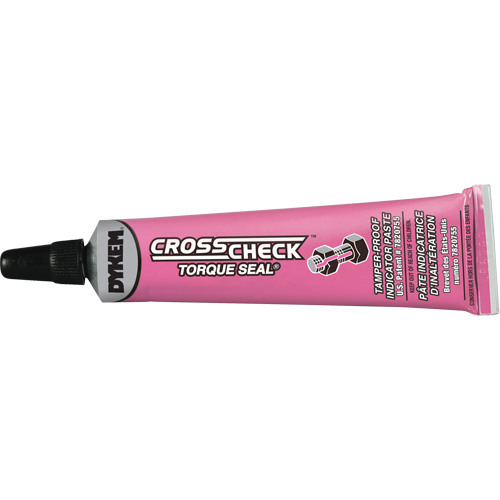Cross Check Torque Seal&reg; Tamper-Proof Indicator Paste, 1 fl. oz., Tube, Pink Industrial Sales