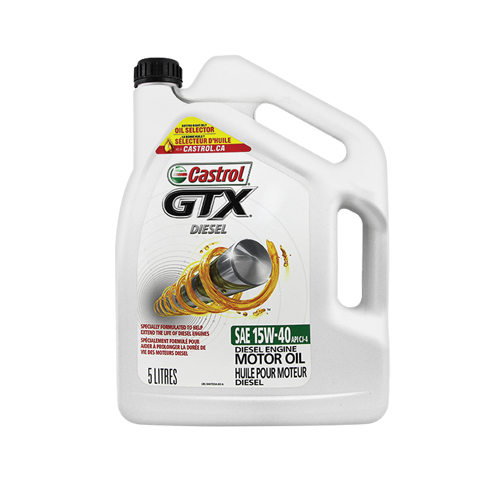 Huile pour moteur diesel 15W40 GTX, 5 L, Cruche Industrial Sales