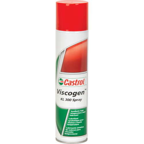 Lubrifiant synth&eacute;tique haute temp&eacute;rature pour chaîne KL Viscogen, Canette a&eacute;rosol Industrial Sales