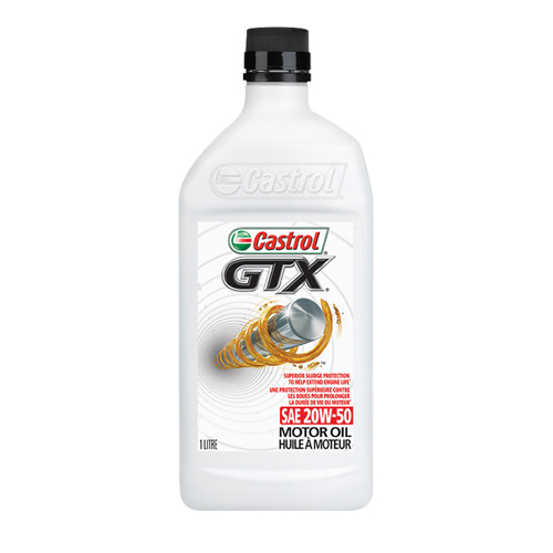 Huile &agrave; moteur 20W50 GTX, 1 L, Bouteille Industrial Sales