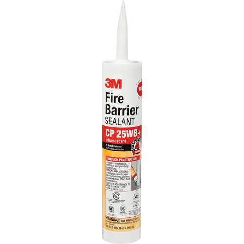 Scellant ignifuge CP, 298 ml, Cartouche, Rouge Industrial Sales