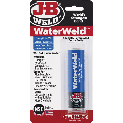 WaterWeld Epoxy, 2 oz., Stick, Off-White Industrial Sales