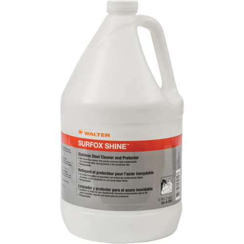 Surfox Shine Stainless Steel Cleaner/Protector, 3.78 L, Gallon Industrial Sales