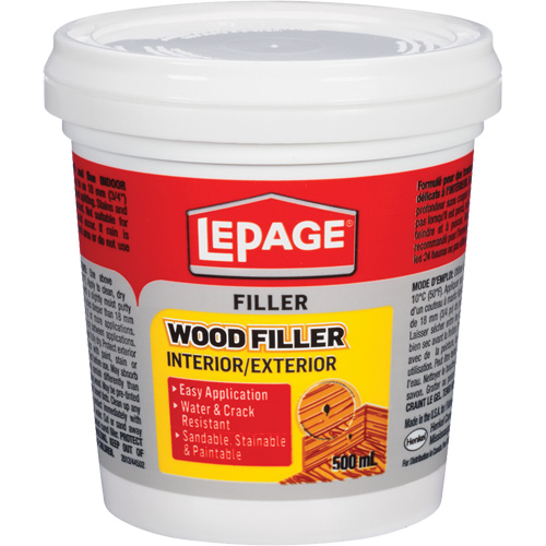 Interior and Exterior Wood Filler, 500 ml Industrial Sales