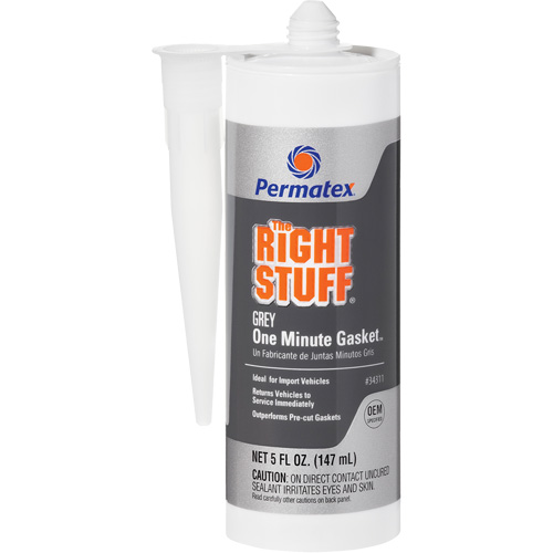 The Right Stuff&reg; Instant Gasket Maker, Cartridge, Grey Industrial Sales