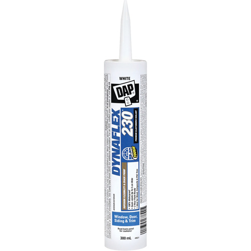 Scellant en &eacute;lastom&egrave;re de qualit&eacute; sup&eacute;rieure Dynaflex 230, 300 ml, Cartouche, Blanc Industrial Sales