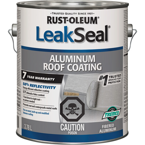 Rev&ecirc;tement de toit en aluminium 7 ans LeakSeal Industrial Sales