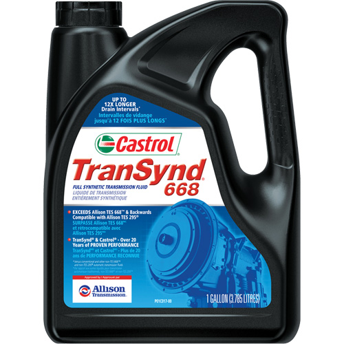 Liquide de transmission automatique enti&egrave;rement synth&eacute;tique TranSynd 668 Industrial Sales