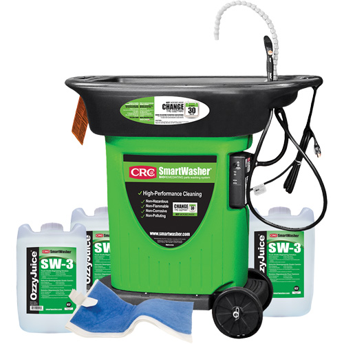Trousse de bassin de nettoyage de pi&egrave;ces mobile SmartWasher SW-323 Industrial Sales