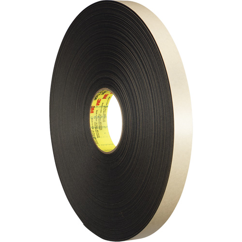 Double-Coated Foam Tape, 66 m (216') L x 12.7 mm (1/2") W, 31 mils, Polyethylene Industrial Sales