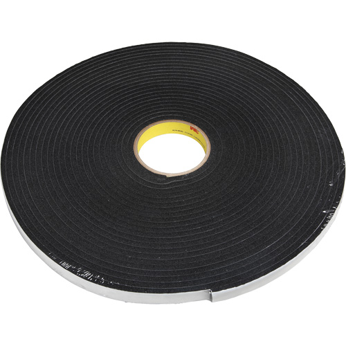 Ruban double face en mousse, 33 m (108') lo x 12,7 mm (1/2") la, 62 mils, Poly&eacute;thyl&egrave;ne Industrial Sales