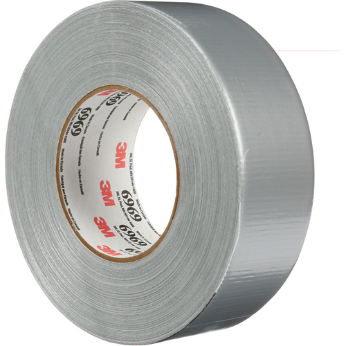 Ruban pour conduits extra robuste 6969, 10,7 mils, Argent, 48 mm (2") x 55 m (180') Industrial Sales