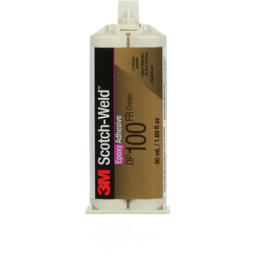 Adh&eacute;sif Scotch-Weld, 1,7 liq. oz., Cartouche, Deux composants, Blanc cass&eacute; Industrial Sales