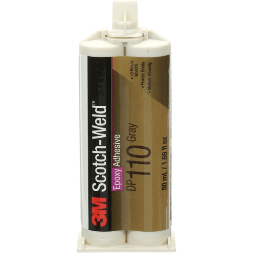 Adh&eacute;sif Scotch-Weld, 1,64 liq. oz., Cartouche, Deux composants, Gris Industrial Sales