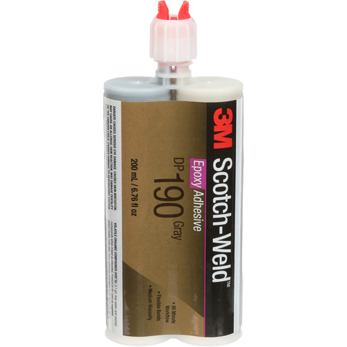 Scotch-Weld Adhesive, 200 ml, Cartridge, Two-Part, Grey Industrial Sales