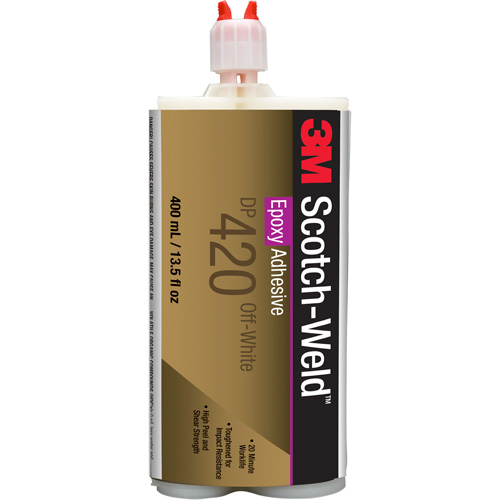 Scotch-Weld Adhesive, 400 ml, Cartridge, Two-Part, Off-White Industrial Sales