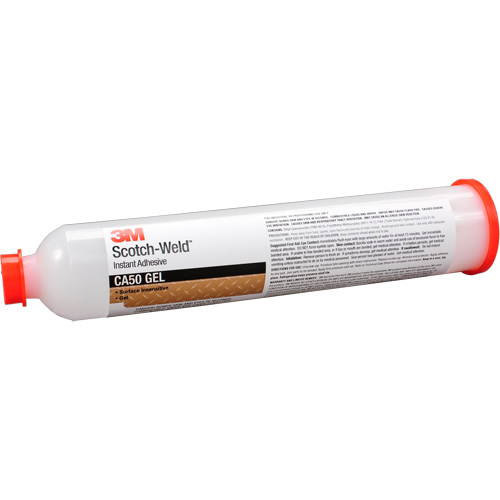 Scotch-Weld Instant Adhesive CA50 Gel, Clear, Tube, 200 g Industrial Sales