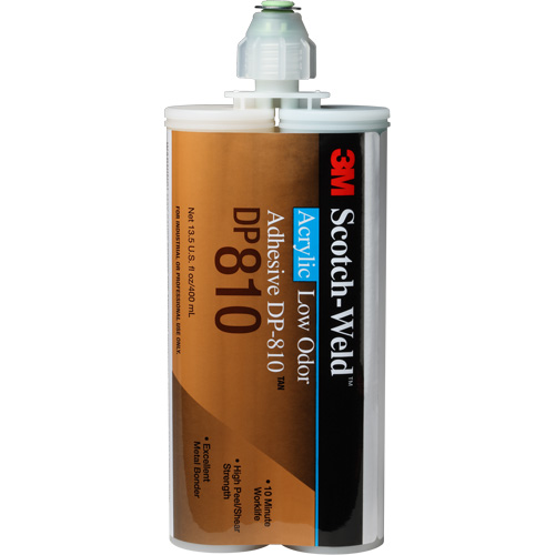 Adh&eacute;sif acrylique &agrave; faible odeur Scotch-Weld, Deux composants, Cartouche, 400 ml, Blanc cass&eacute; Industrial Sales