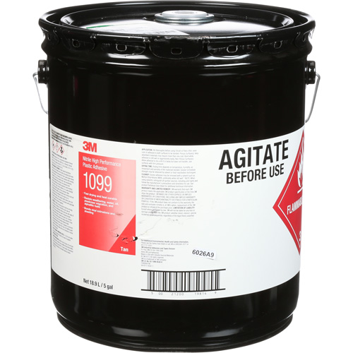 Scotch-Weld Nitrile High-Performance Adhesive, 5 gal., Pail, Yellow Industrial Sales
