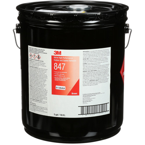 Scotch-Weld High-Performance Rubber & Gasket Adhesive, Pail, Brown Industrial Sales