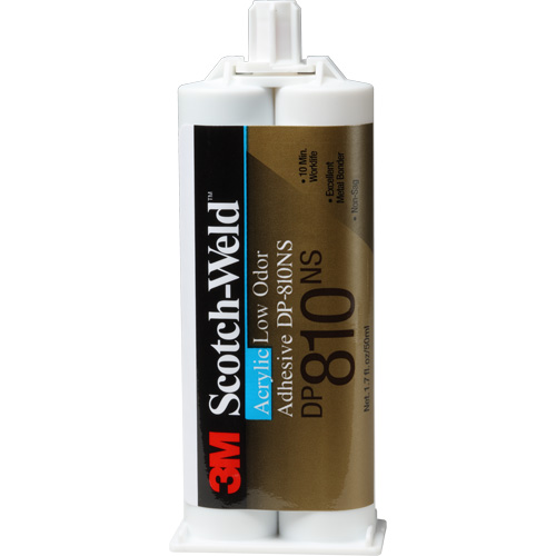Scotch-Weld Low-Odour Acrylic Adhesive, Two-Part, Dual Cartridge, 1.7 oz., White Industrial Sales