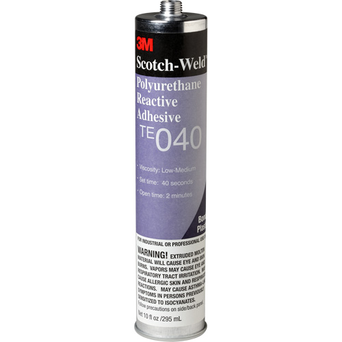 Scotch-Weld PUR Adhesive, 10 oz., Cartridge, Clear Industrial Sales