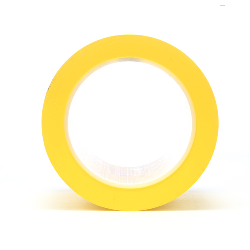 471 Vinyl Tape, 102 mm (4") W x 32.9 m (108') L, 5.2 mils, Yellow Industrial Sales