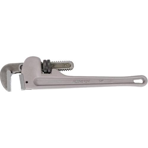 JPWA-24 Cl&eacute; &agrave; tube robuste en aluminium, Cap des m&acirc;choires 3", Longueur 24", Prise Aucune Industrial Sales